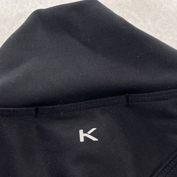 KORAL Activewear Womens XS Outlaw Blackout Long Sleeve Mock Neck Crop Top EUC - Picture 9 of 16
